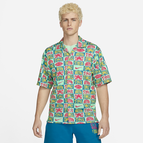 

Nike Mens Nike Spring Break Top - Mens Blue/Teal Size S