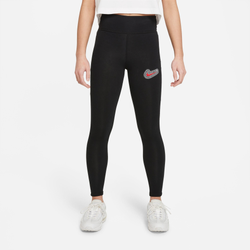 Girls' Grade School - Nike NSW Favorites Leggings - Black/Pink
