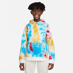 Boys' Grade School - Nike Club Pullover Hoodie - Red/Multi