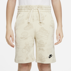 Boys' Grade School - Nike NSW Club Shorts - Fossil/Black