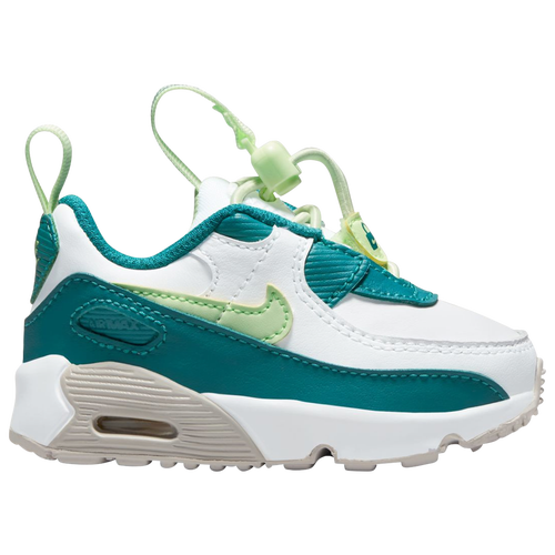 

Nike Boys Nike Air Max 90 - Boys' Toddler Running Shoes White/Barely Volt/Bright Spruce Size 09.0