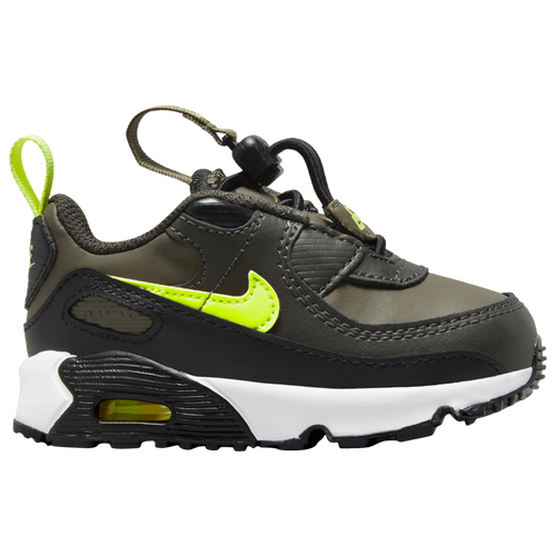 

Nike Boys Nike Air Max 90 - Boys' Toddler Running Shoes Medium Olive/Volt/Sequoia Size 10.0