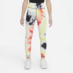 Girls' Grade School - Nike Favorites Tie Dye Leggings - Black/Multicolor