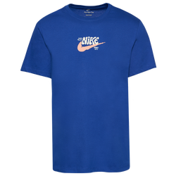 Men's - Nike Splash T-Shirt - Blue/Orange