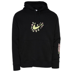 Men's - Nike Splash Pullover Hoodie - Black/Pink