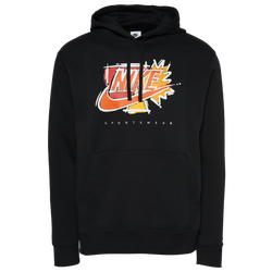 Men's - Nike ILC Fleece Hoodie - Black/Red