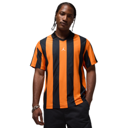 Men's - Jordan Lifestyle Brooklyn Collegiate Goalie Top - Orange/Black