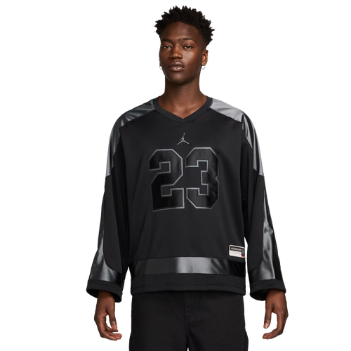 MENS - Jordan Brooklyn Collegiate Hockey Jersey - Black/Iron