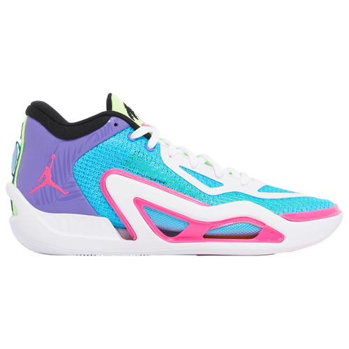 

Jordan Mens Michael Jordan Jordan Tatum 1 Wave Runner - Mens Basketball Shoes Pink/Blue/Purple Size 10.5