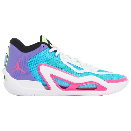

Jordan Mens Jordan Tatum 1 Wave Runner - Mens Basketball Shoes Blue/Pink/Purple Size 10.0