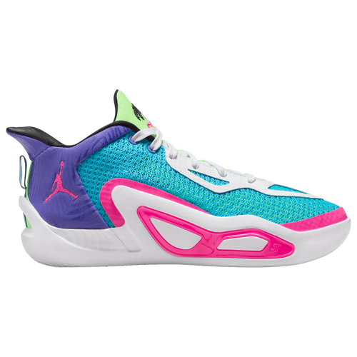 

Jordan Boys Jordan Tatum 1 - Boys' Grade School Basketball Shoes Pink Blast/Psychic Purple/Lagoon Pulse Size 7.0