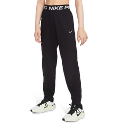 Boys' Grade School - Nike Dri-FIT Fleece Jogger - Black/White