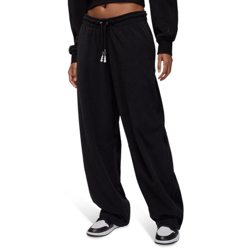 Jordan Flight Fleece Seasonal Barrel Pants - Jordan Black