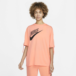 Women's - Nike Short Sleeve Top - Crimson Bliss/Crimson Bliss