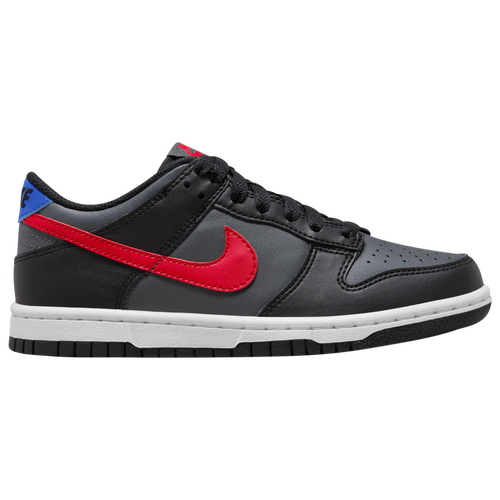 

Boys Nike Nike Dunk Low SC - Boys' Grade School Basketball Shoe Black/University Red/Racer Blue Size 05.5