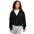 Nike NSW Fleece Long Sleeve Cozy Top - Nike Black/White