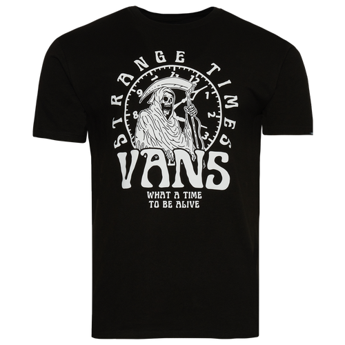 

Vans Mens Vans Strange Times Short Sleeve T-Shirt - Mens Black/White Size XXL