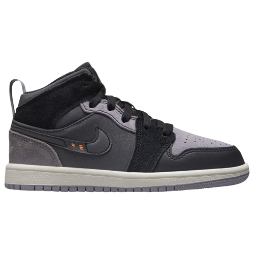 

Boys Preschool Jordan Jordan AJ 1 Mid SE Craft - Boys' Preschool Shoe Black/Cement Grey/Light Graphite Size 11.0