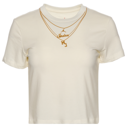 Women's - Jordan Flight TMID Graphic Short Sleeve T-Shirt - White/White