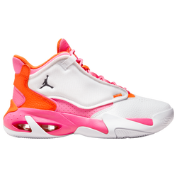 Boys' Grade School - Jordan Max Aura 4 - White/Pinksicle