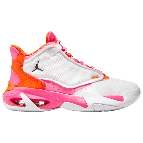 

Boys Jordan Jordan Max Aura 4 - Boys' Grade School Shoe White/Pinksicle Size 06.5