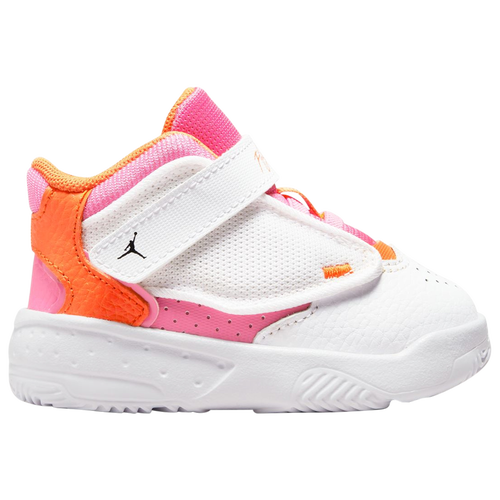 

Jordan Boys Jordan Max Aura 4 - Boys' Toddler Basketball Shoes White/Pinksicle Size 06.0