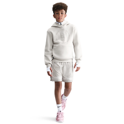 Boys' Grade School - Nike Club Fleece Hoodie - Sail/Light Orewood