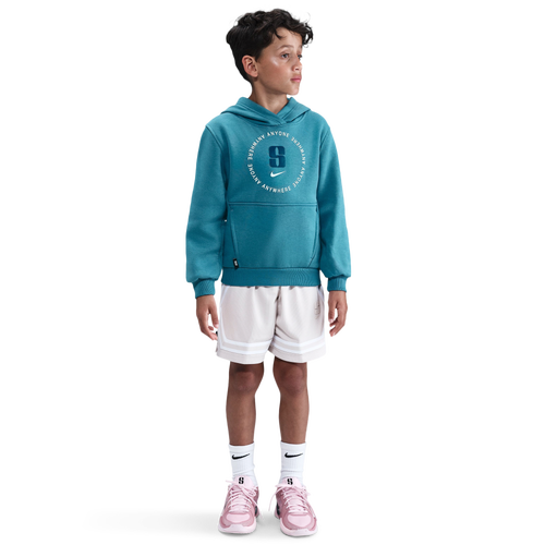 BOYS - Nike Club Fleece Hoodie - Rift Blue/Force