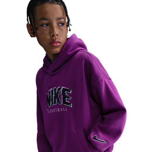  - Nike Culture of Basketball Fleece Hoodie - Bold Berry/Black