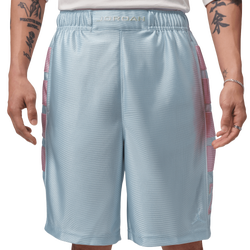 Men's - Jordan Essentials Cat Scratch Shorts - Aura/Iced Carmine