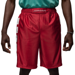 Men's - Jordan Essentials Cat Scratch Shorts - Gym Red/Black