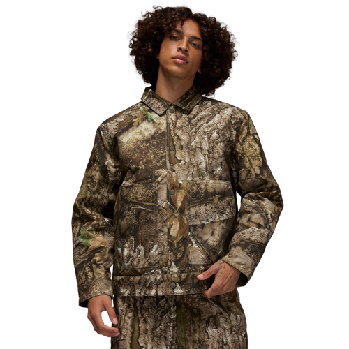  - Jordan Flight Chi RLT Jacket - Medium Olive/Sail