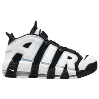 Nike uptempo best sale black white