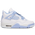 Jordan Air Jordan 4 Retro - Women's White/Aluminum