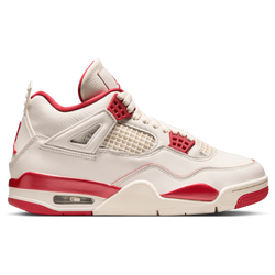 Women's - Jordan Air Jordan 4 Retro - White/Red