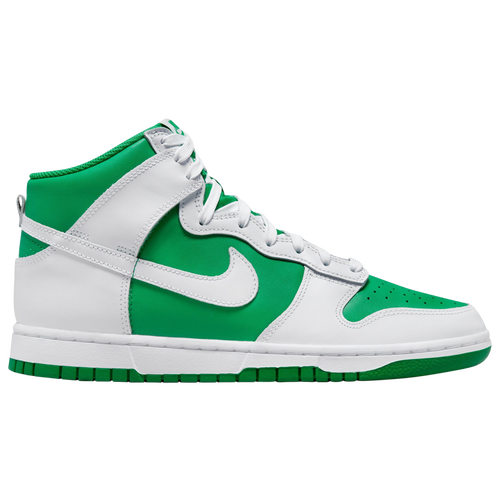 Nike Dunk Hi Retro Sneakers Pine Green In Green/white
