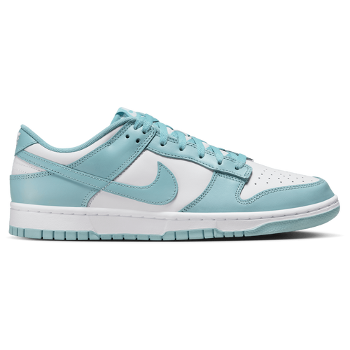 

Nike Mens Nike Dunk Low - Mens Basketball Shoes White/Teal/White Size 11.5