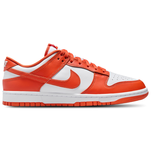 

Nike Mens Nike Dunk Low Retro - Mens Basketball Shoes White/Orange Size 14.0