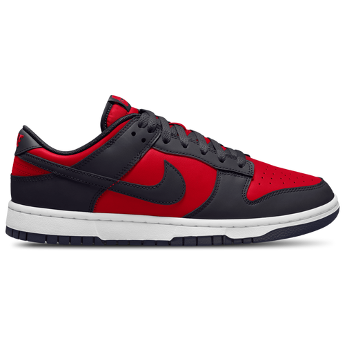 

Nike Mens Nike Dunk Low - Mens Basketball Shoes White/Red/Navy Size 9.0