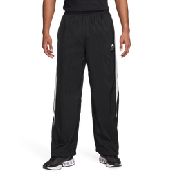 Men's - Nike Air Woven Track Pants - Black/White