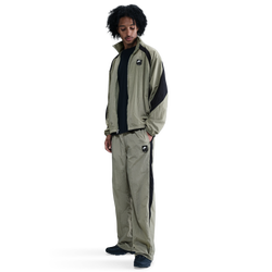 Men's - Nike Air Woven Track Pants - Light Army/Black/Black