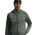 Nike Tech Fleece Full-Zip Windrunner Hoodie - Nike Black/Camo Green