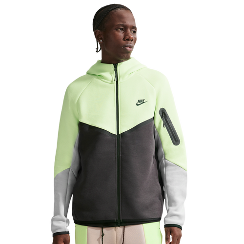 Nike Tech Fleece Full-Zip Windrunner Hoodie - Nike Lt Liquid Lime/Anthracite Smoke Grey