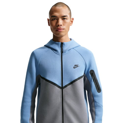 Nike Tech Fleece Full-Zip Windrunner Hoodie - Nike Work Blue/Cool Grey Black