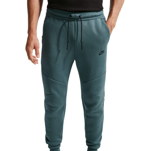 MENS - Nike Tech Fleece Joggers - Black/Green