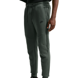 Men's - Nike Tech Fleece Joggers - Black/Camo Green