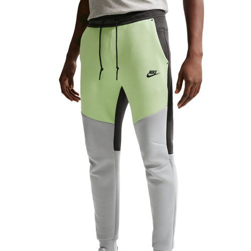 MENS - Nike Tech Fleece Joggers - Lt Liquid Lime/Anthracite Smoke Grey