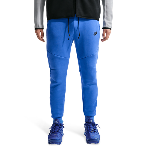 MENS - Nike Tech Fleece Joggers - Black/Blue Crystal