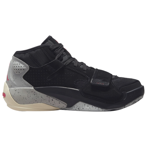 

Boys Jordan Jordan Zion 2 - Boys' Grade School Basketball Shoe Black/Red/Grey Size 06.5
