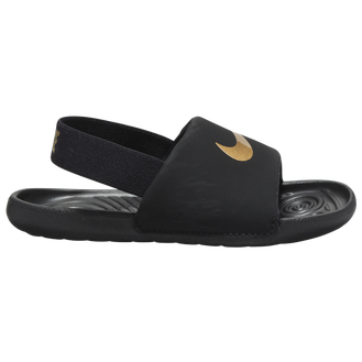 Black/Metallic Gold- Nike Tdb Kawa Slide-bk/gld